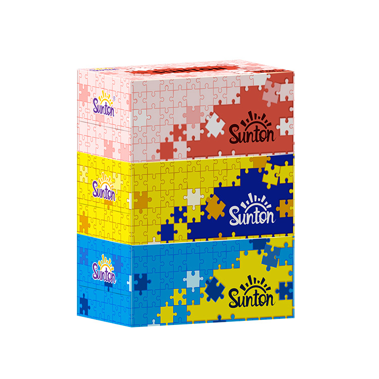 Virgin Wood Pulp Custom Logo Disposable wholesale 2ply custom box tissue paper