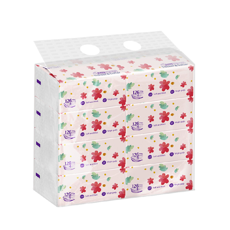 Custom Logo Disposable wholesale cleaning facial tissue 4 ply oem