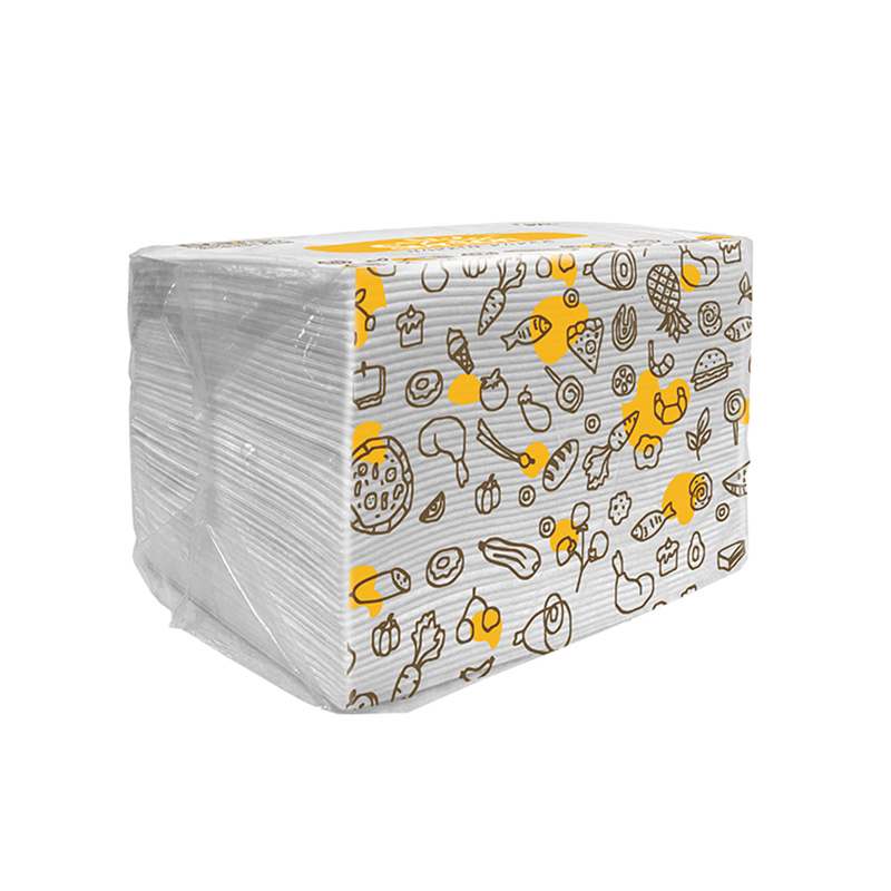 thumbnail image 2 of 100 Orange 2-Ply 8-Fold Paper Napkins - 40cm Party Dinner Serviettes 2 of 4