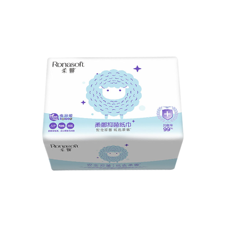 RONASOFT BACTERIOSTATIC SOFT PACK TISSUE 4ply 100sheets