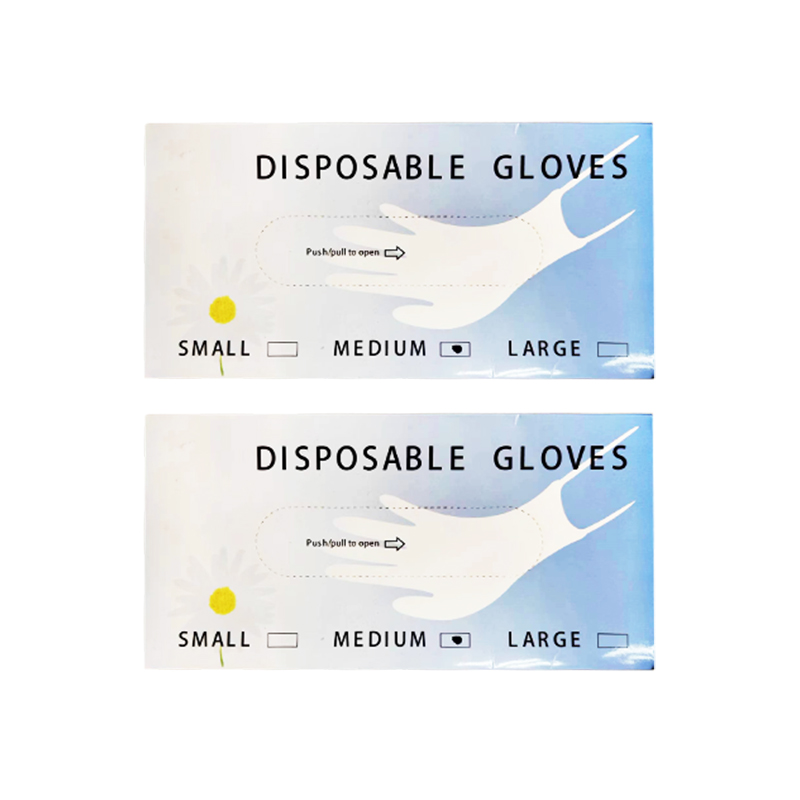 XL White NITRILE GLOVE