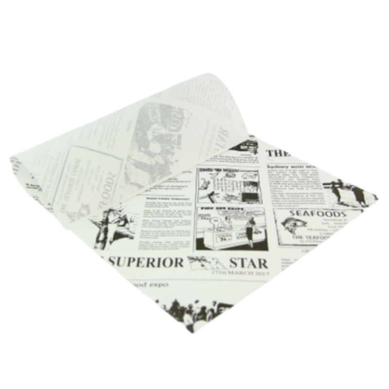 SP 1/4 SIZE *NEWSPRINT* GREASEPROOF PAPER 200×330