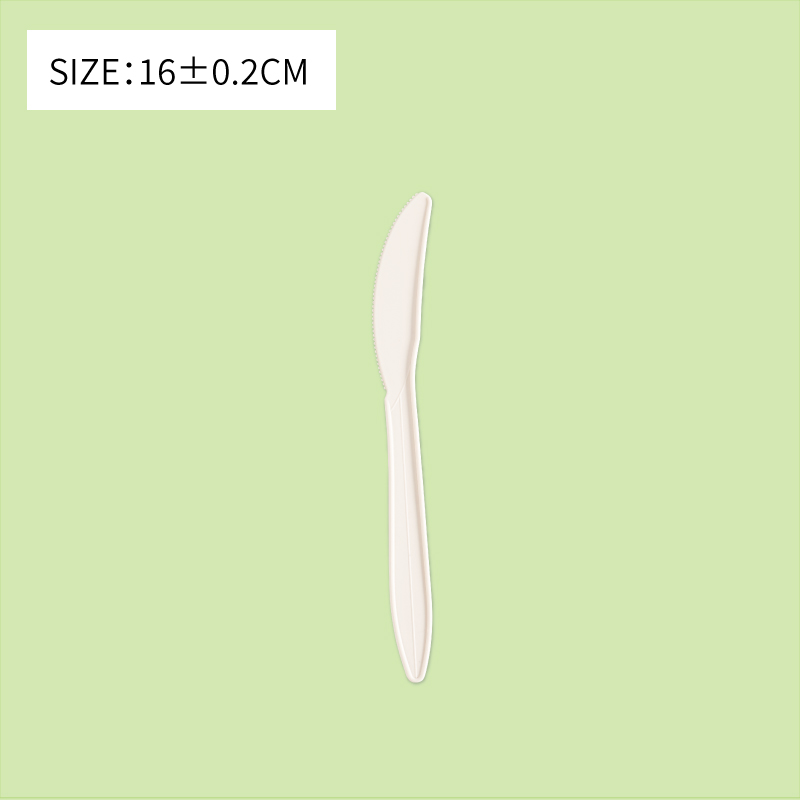 Disposable Corn Starch Based 6'' knife 16CM